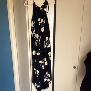 Xhilaration Black Floral Dress